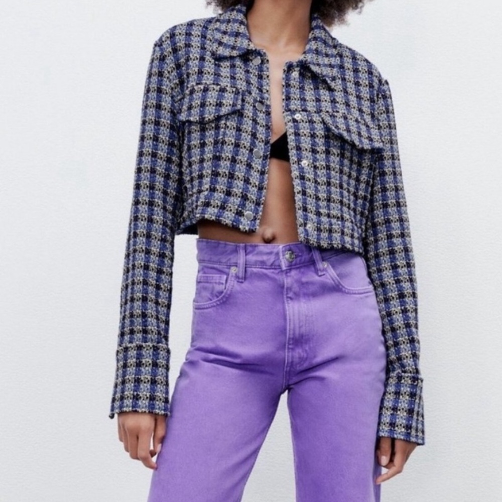 Zara Tweed crop jacket